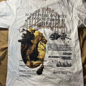 Civil Regime White Graphic Tee